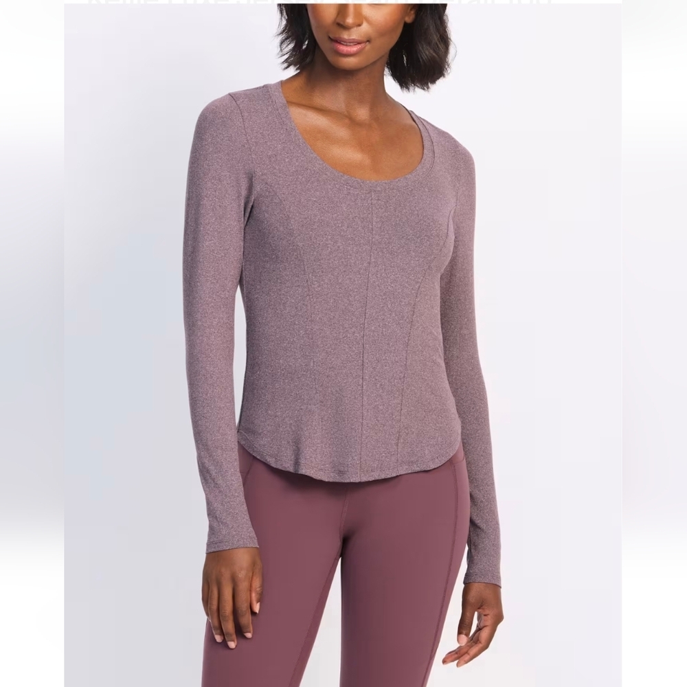 THREADS 4 THOUGHT - Luxe Jersey Seam Detail Long Sleeve Top